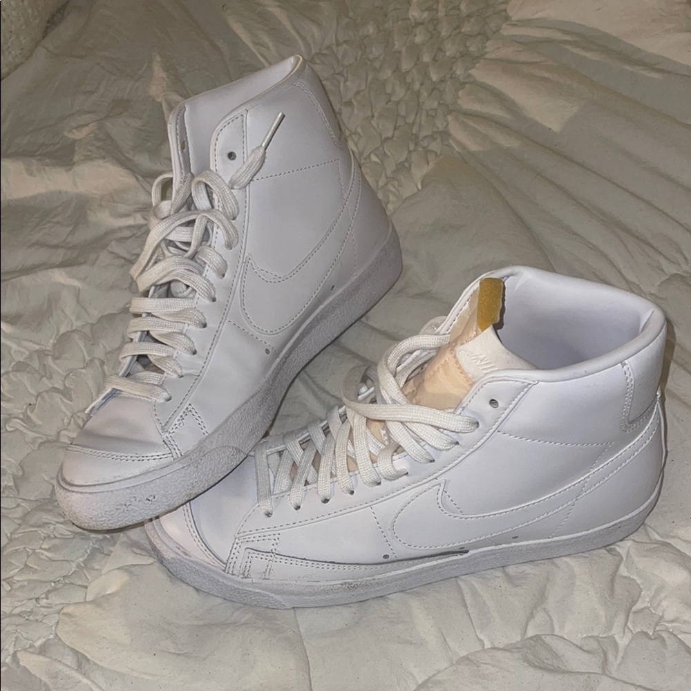 Women's Nike White High-Top Sneakers